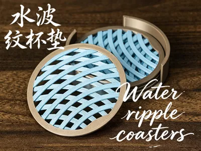 Water ripple coasters