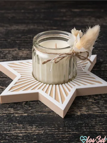 Accesorio de iluminación decorativa: Sunburst Candle Holder Mini Jars (54mm / HÖKGÖK) — vista de referencia 2