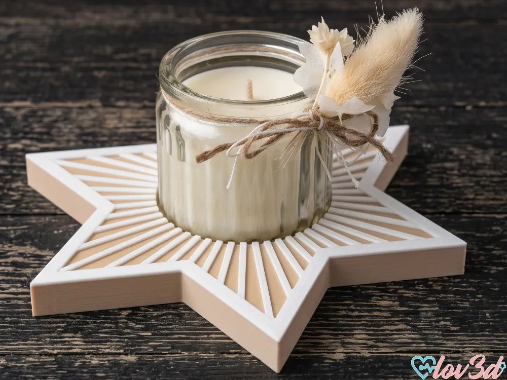 Accesorio de iluminación decorativa: Sunburst Candle Holder Mini Jars (54mm / HÖKGÖK). Referencia del modelo original.