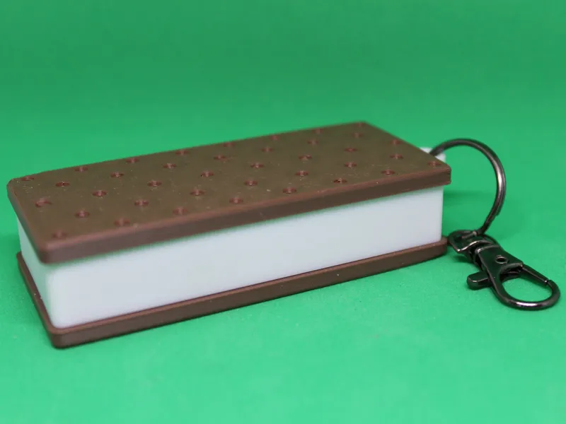 Ice Cream Sandwich Keychain