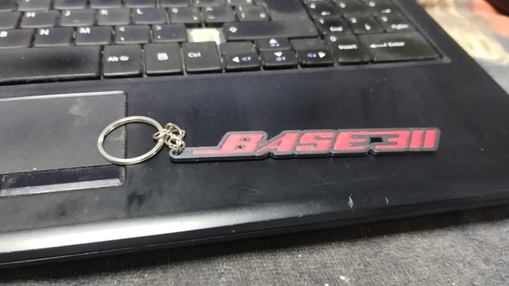Keychain Base 311 - Free 3D Print Model - MakerWorld