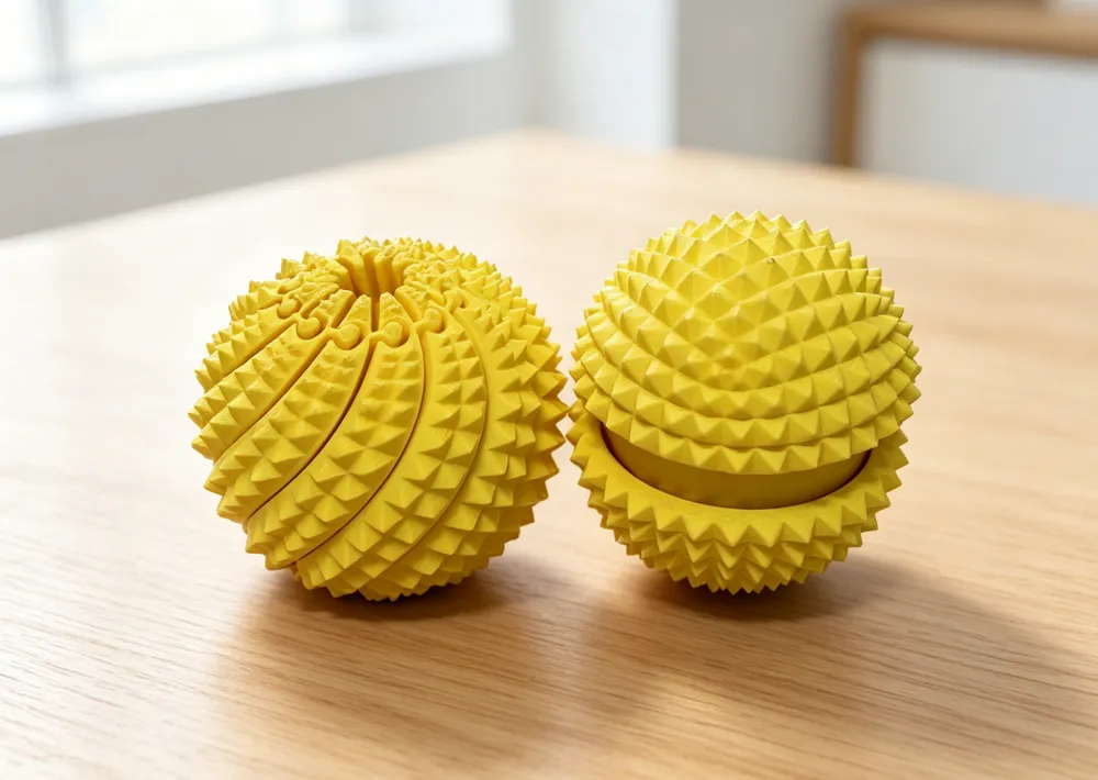 Spiky Twisty Fidget Ball - Free 3D Print Model - MakerWorld