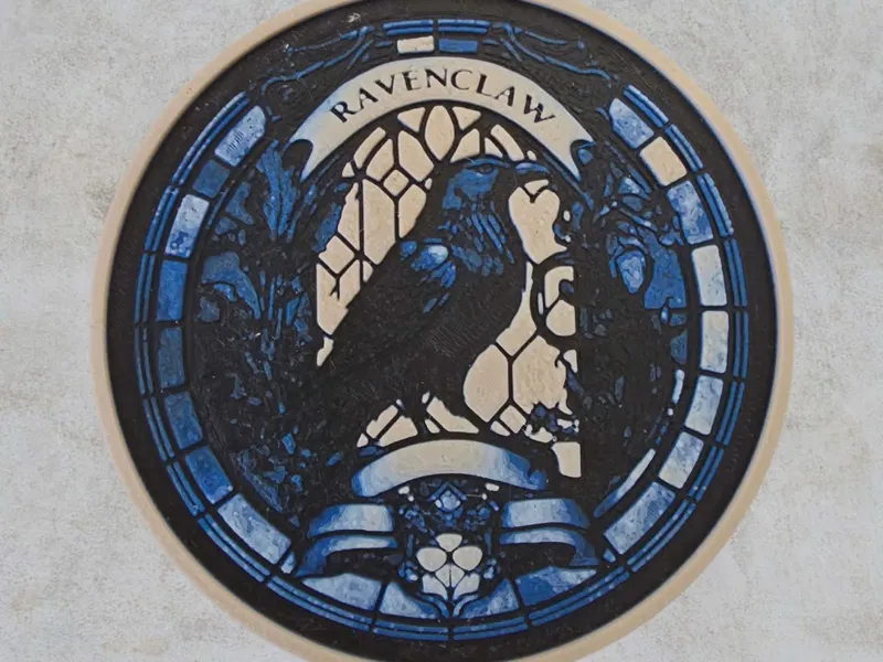 Harry Potter Ravenclaw hueforge coaster