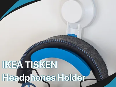 Headphone Adapter for IKEA TISKEN Suction Cup