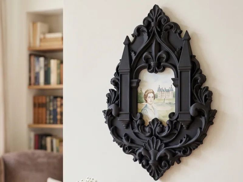 Gothic Cathedral Spire Wall Frame