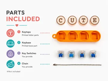 Objeto manipulable: Custom Fidget Clicker – A-Z & Symbols | Typewriter — vista de referencia 5