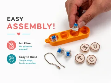 Objeto manipulable: Custom Fidget Clicker – A-Z & Symbols | Typewriter — vista de referencia 4