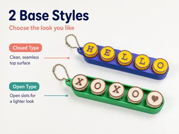 Objeto manipulable: Custom Fidget Clicker – A-Z & Symbols | Typewriter — vista de referencia 3
