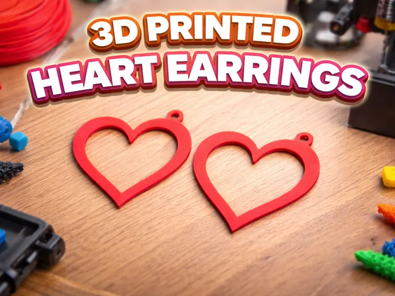 Heart Outline Earrings