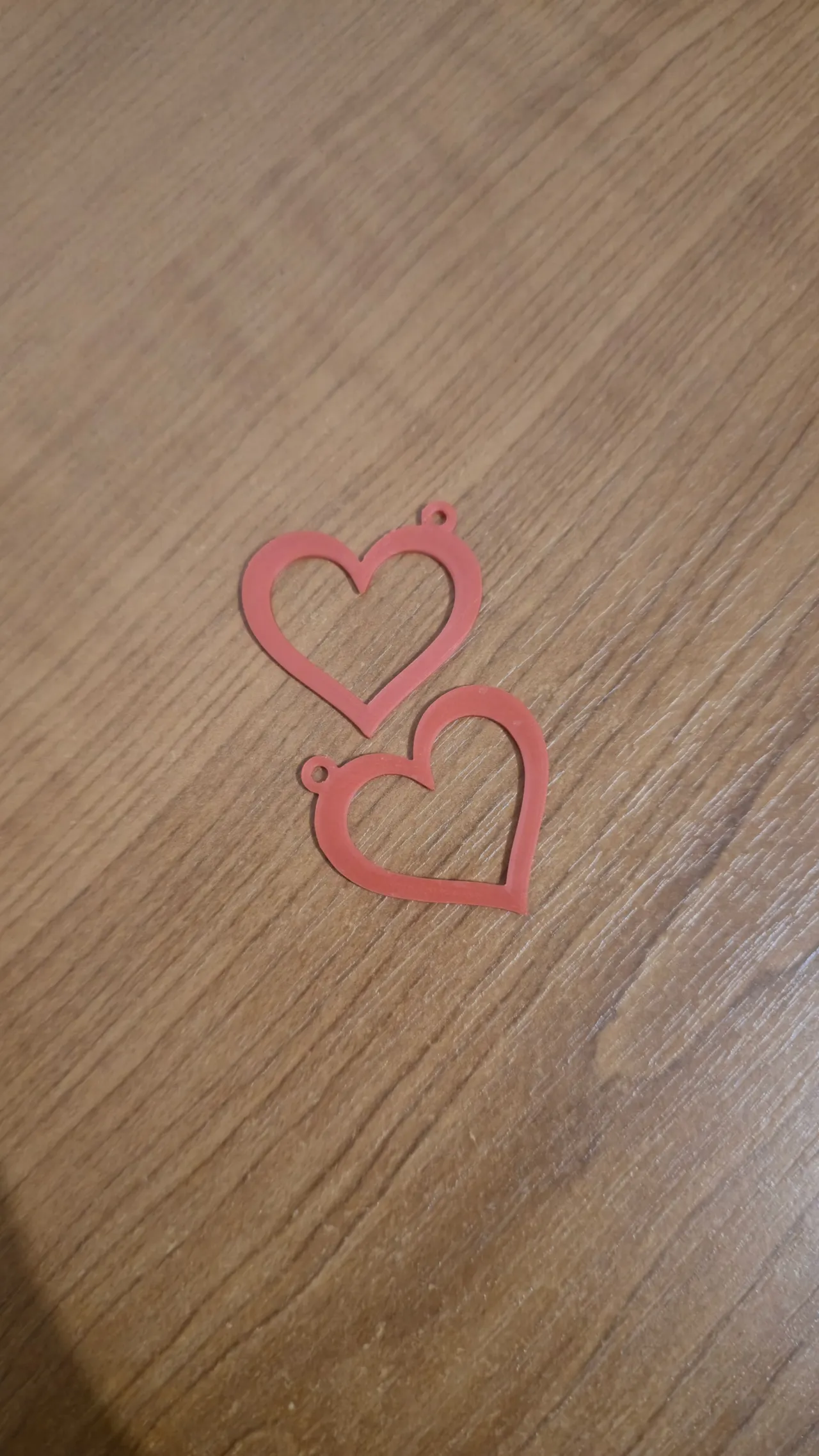 Heart Outline Earrings view 3