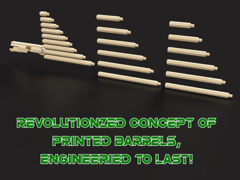 Modular Outer barrel system M14x1LH airsoft