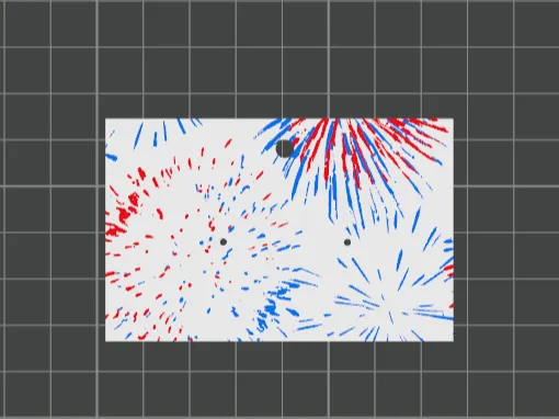 Fireworks Earring Card
