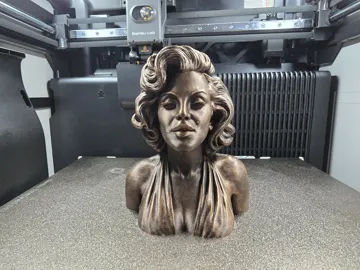 Figura decorativa: Marilyn Monroe Bust | Hollywood Icon Sculpture — vista de referencia 3