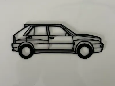 Lancia Delta Integrale – Minimal Wall Art