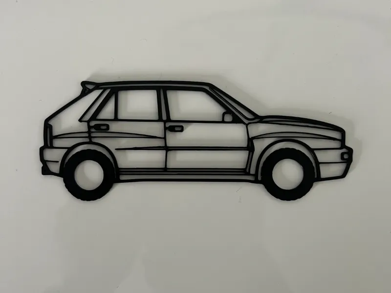 Lancia Delta Integrale – Minimal Wall Art