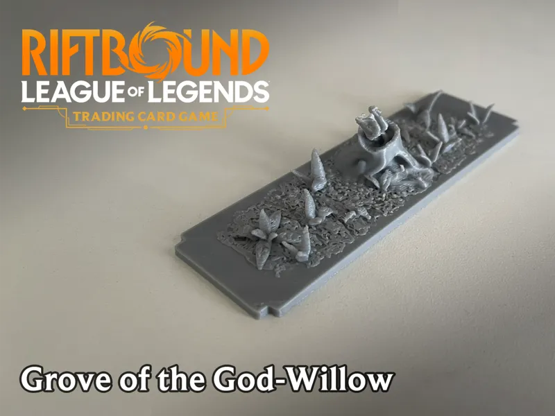 Grove of the God-Willow - 3D Riftbound Battlefield