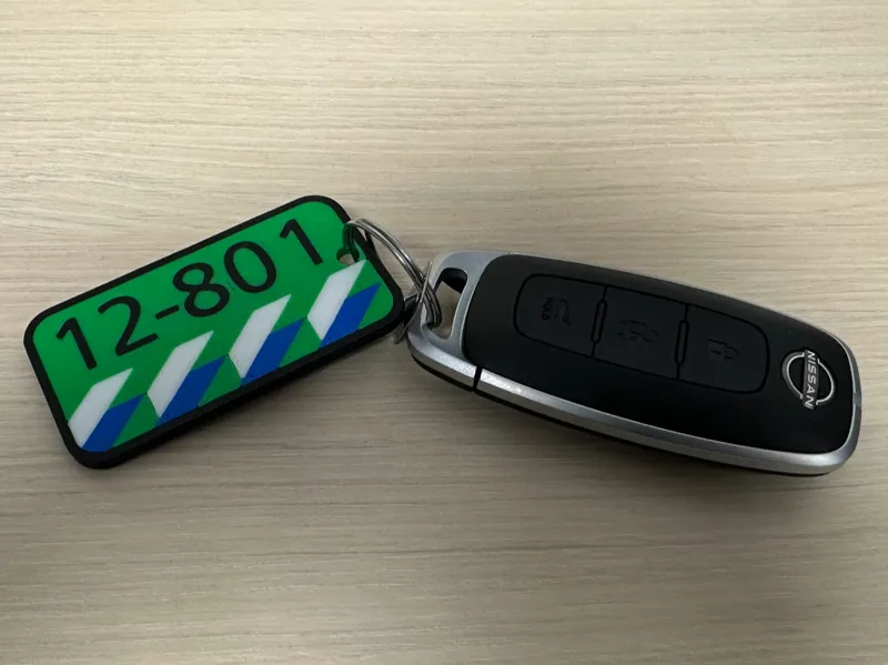 Customizable GHOR Key Tag NL Dutch striping