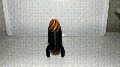 Fusée passe-partout impossible — objet fidget