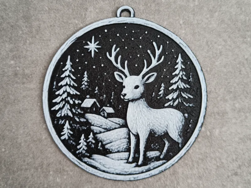 Reindeer Christmas ornament