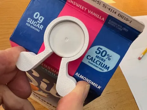 Magnetic Carton Cap Opener
