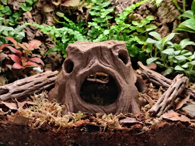 Terrarium Aquarium Nature Realistic Tree Root Cave