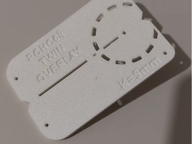 Parallel hinge TEMPLATE PCHC09 OVERLAY TWIN K=5