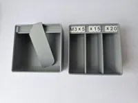 Bin 2x2x5 .4HF + seperator PLA