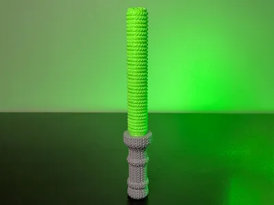 Cute Knitted Lightsaber by McG3D Designs MakerWorld: Download Free 3D ...