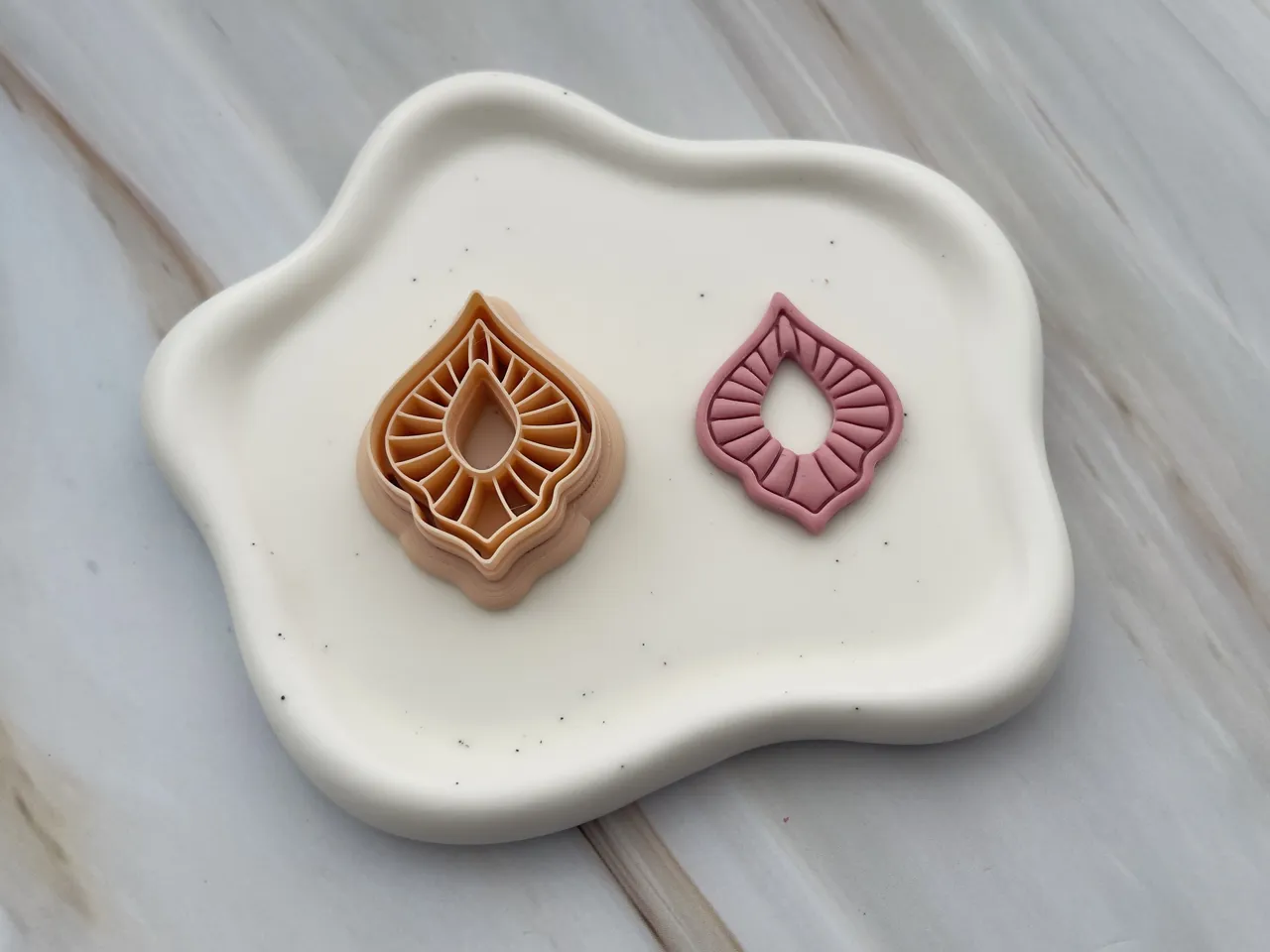 Boho Polymer Clay Earrings Cutter view 2