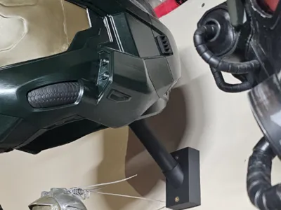Wall mount Helmet stand