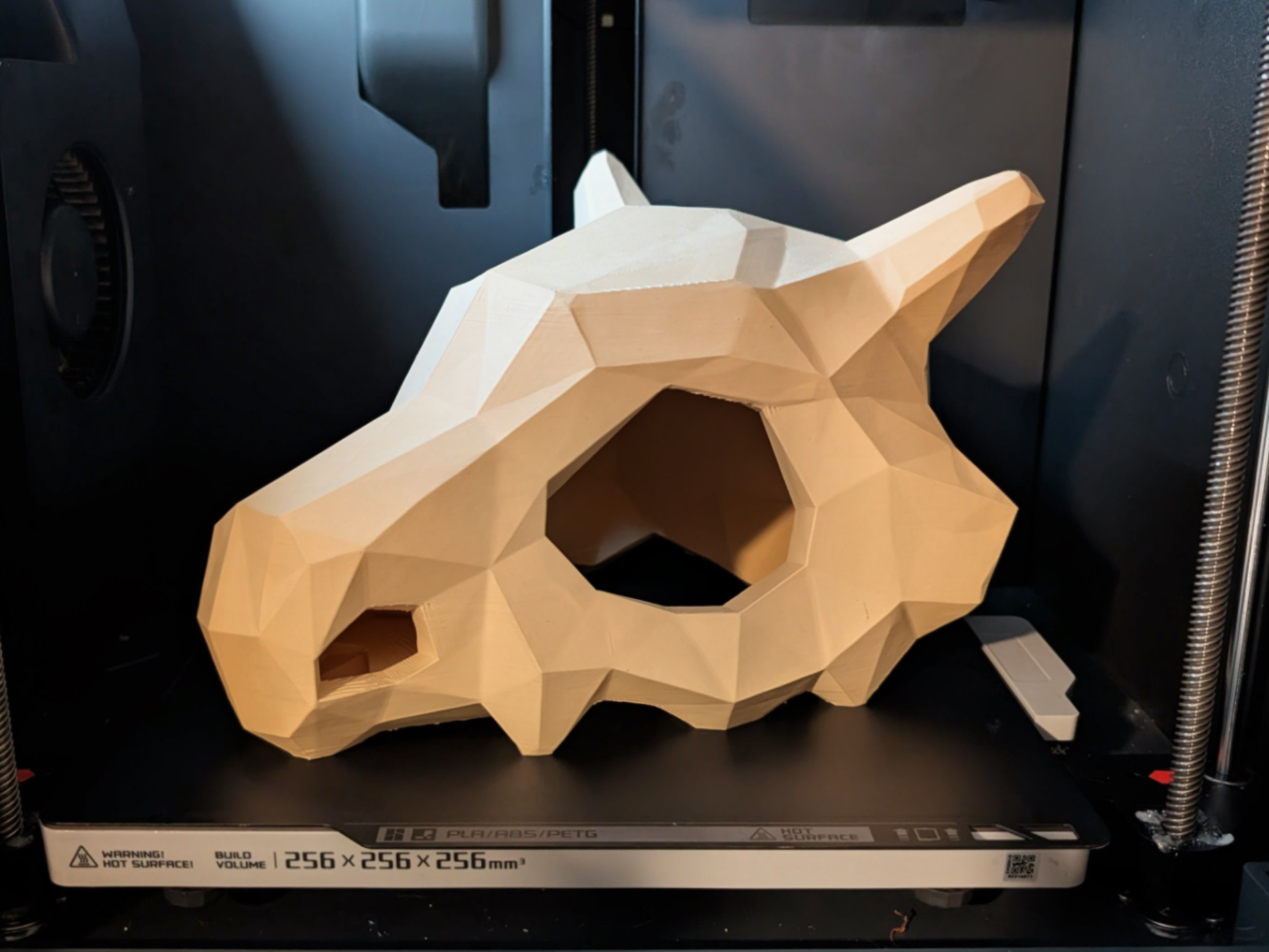 Low Poly Cubone Skull - Large & Small Versions