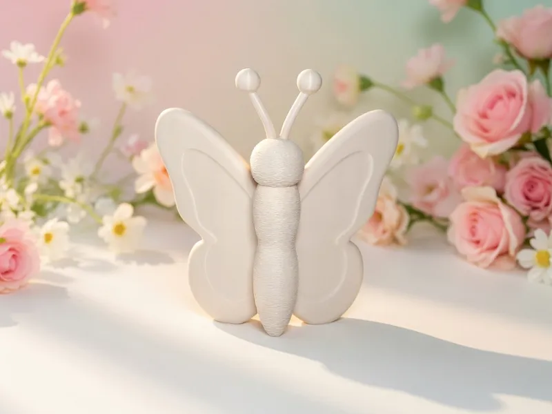 Spring Butterfly (Velvet Texture)