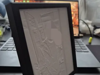 Premium Lithophane Frame & Stand LED Panel