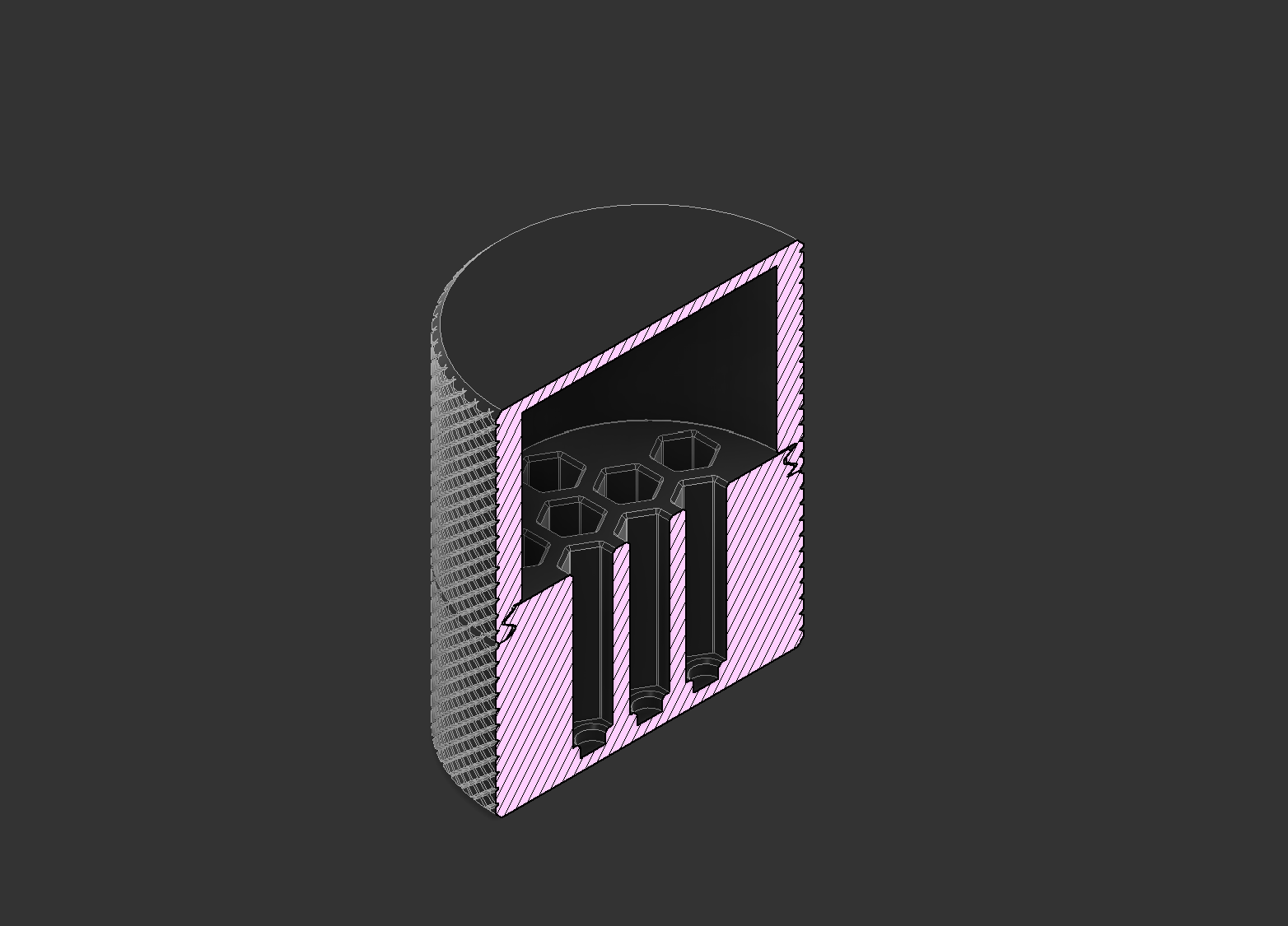 Miniatura 2 do modelo 3D Hex Shank Bit Case (13 bits)
