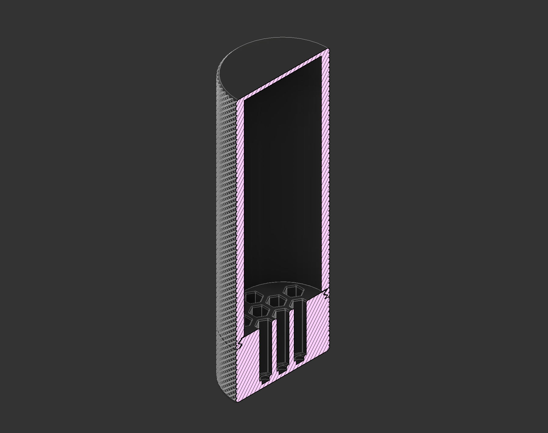Miniatura 3 do modelo 3D Hex Shank Bit Case (13 bits)