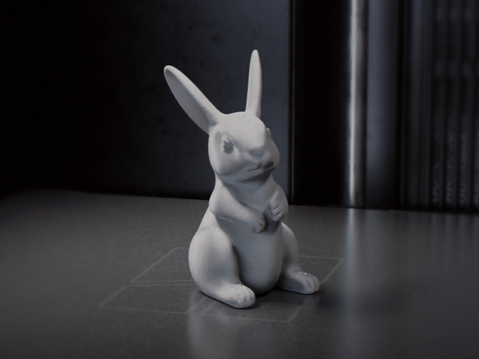 Easter Bunny Statue - Festive Spring Decor