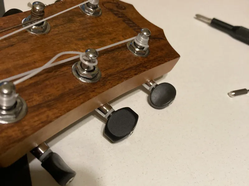 Caramel Ukulele Guitalele Tuner knob Fusion File