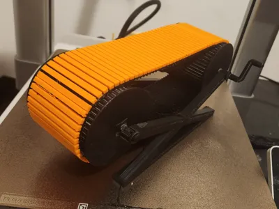 Modular Conveyor Belt with Hybrid TPU/PETG Track