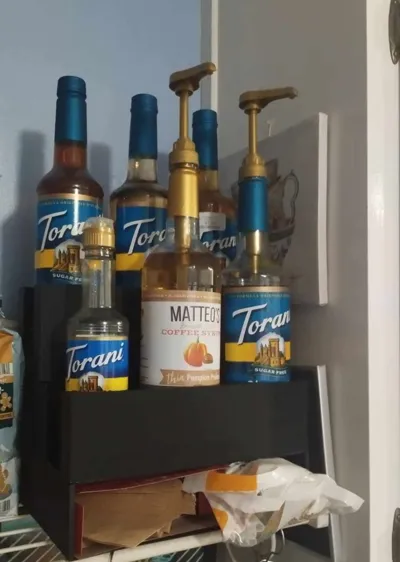 Coffee Syrup Stand 6 Bottle