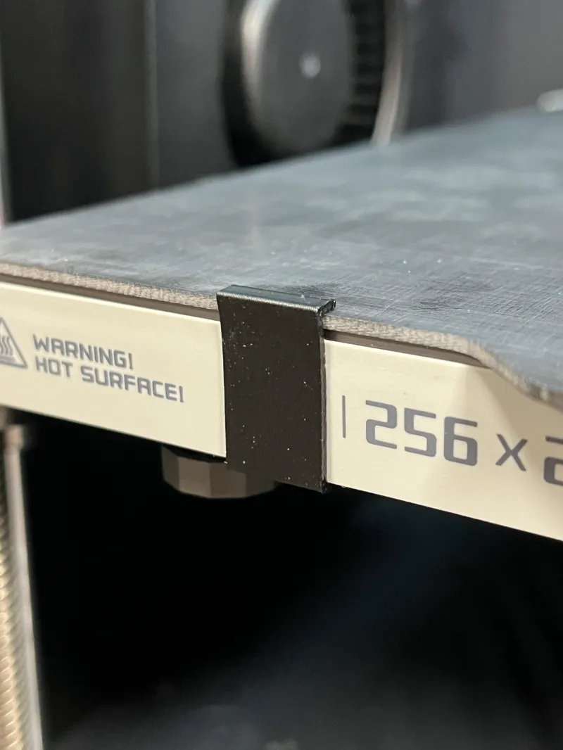 Spring Hold-Down Clips for 1.5mm G10 Build Surface