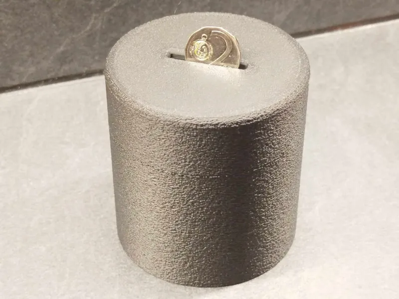 Piggy bank / Coin bank / Coin box /  Fuzzy skin
