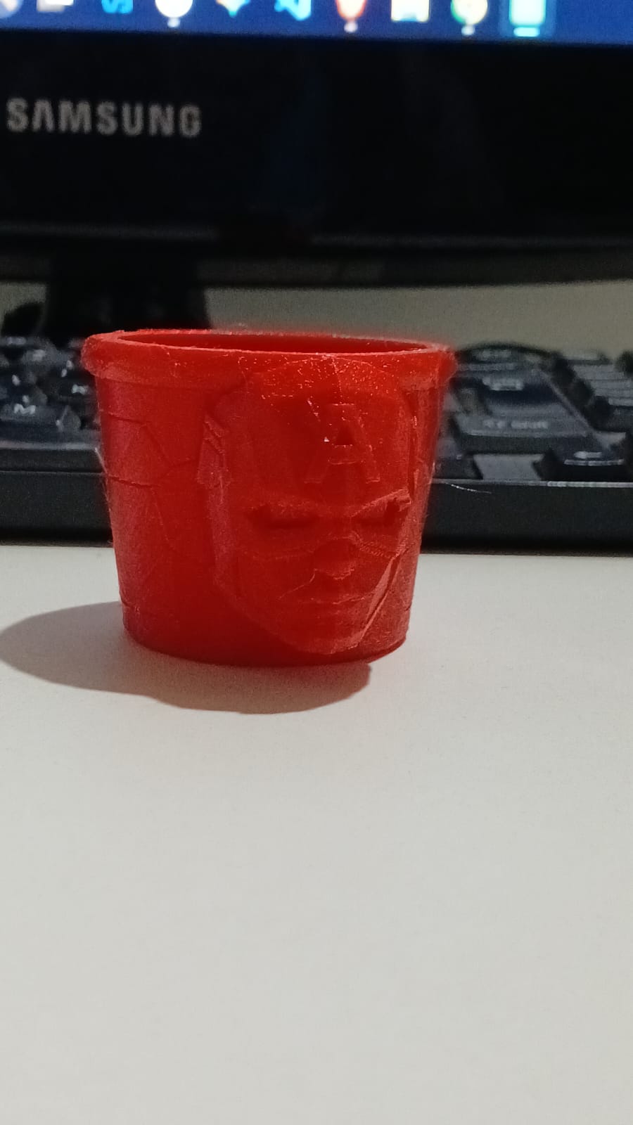 Captain America Popcorn Bucket - Free 3D Print Model - MakerWorld