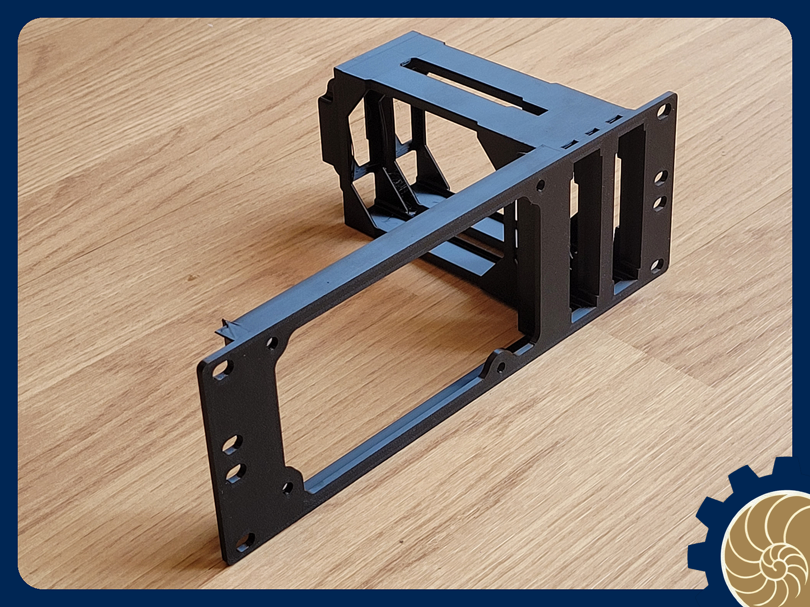10 inch Rack 2U: ATX PSU + 2x 2.5" HDD - 1