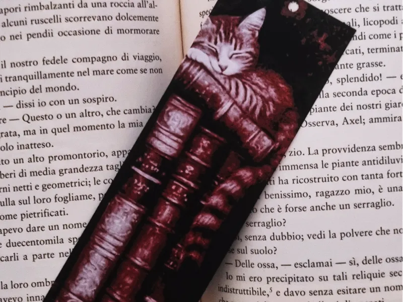 Sleepy Cat - 3D Bookmark