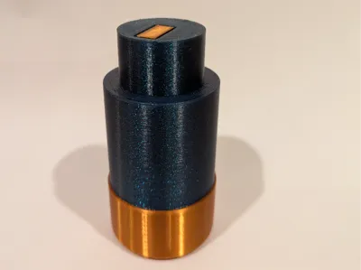 Frank Green style water bottle keychain