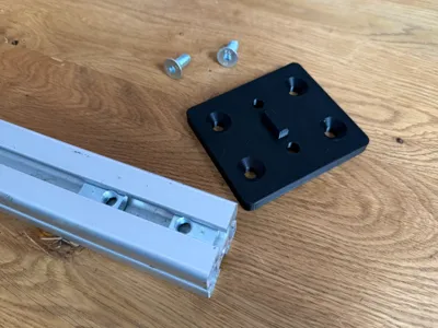 Sim Racing Rig | Mounting plate (for M6)
