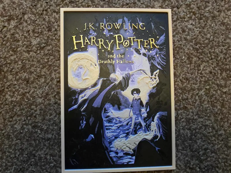 Harry Potter  the Deathly Hallows Book #7 hueforge
