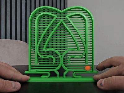 Print In Place - Akimbo Marble Launch - Fidget toy