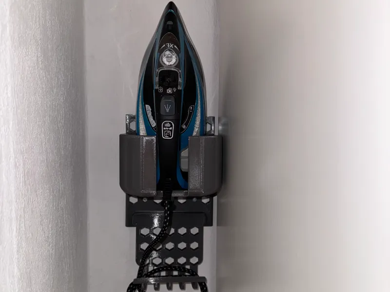 Iron Wall Mount + Cable Storage for Tefal Ultimate