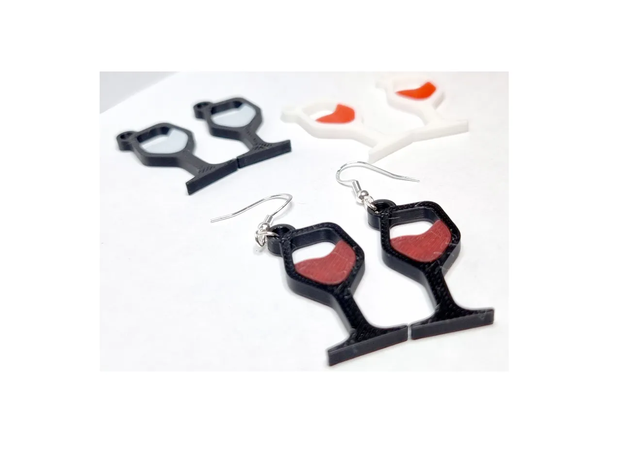 Wine Glass Earrings view 4